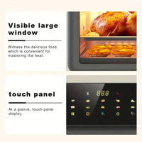 Visible Air Fryer Toaster Oven  All-in-One 10L Digital Air Fryer Toaster Oven with Baking Sheet 10 Presets Guided Cooking