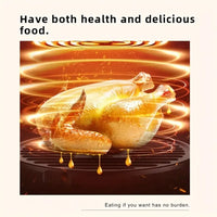 Visible Air Fryer Toaster Oven  All-in-One 10L Digital Air Fryer Toaster Oven with Baking Sheet 10 Presets Guided Cooking