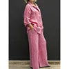 Dropshipping Products Spring Fall Women's Shirt Pants Sets Ladies Clothes Casual Urban Plus Size Two Piece Set Women Clothing