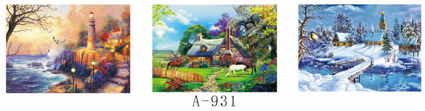 High Quality 3D Lenticular Flip Changing Picture Poster 3 Images in One Plastic 50LPI 0.7mm Thickness Home Decoration