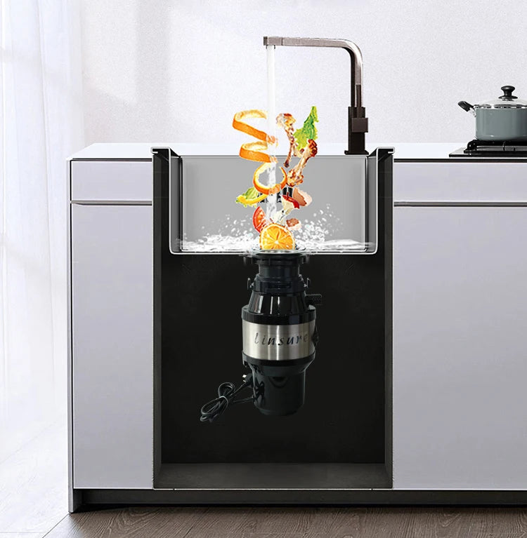 Home Appliance Kitchen Food Garbage Disposal Electric Waste Food Crusher Sink Grinder for Home