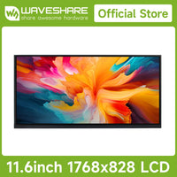 Waveshare 11.6inch Capacitive Touch Display, In-Cell Technology, 1768 828, 178 , Type-C Display for Raspberry Pi 5/4B/3B