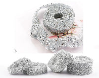 1 Yard Sewing Trim Crystal Motif Strass Hot Fix Rhinestone Tape Applicator Ribbon With Rhinestones Iron On Appliques For Dresses
