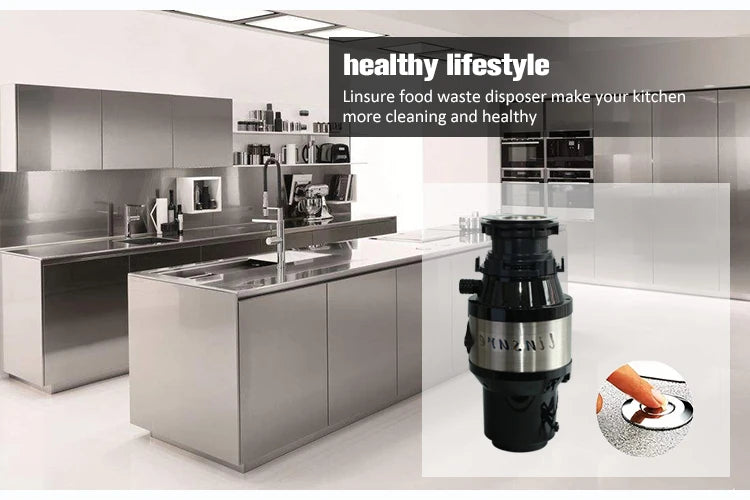 Home Appliance Kitchen Food Garbage Disposal Electric Waste Food Crusher Sink Grinder for Home