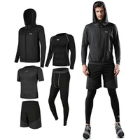 Running Fitness Clothing Sportswear Shirts Set Gym Hoodies Sports Wear Plus Size T-shirts  Jackets Men's Suits Workout Clothing
