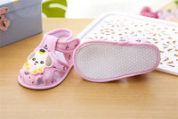 Summer Toddler Infant Kids Baby Cute Casual Princess Sandals Lovely Cartoon Soft Crib Shoes Boy Girls First Walkers Floor Shoe