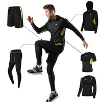 Running Fitness Clothing Sportswear Shirts Set Gym Hoodies Sports Wear Plus Size T-shirts  Jackets Men's Suits Workout Clothing