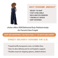 2026 Spring Trendy Women's Casual Summer Jumpsuit Outfits Loose Elegant Sleeveless Wide Leg Rompers with Pockets