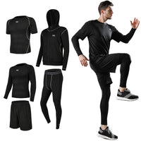 Running Fitness Clothing Sportswear Shirts Set Gym Hoodies Sports Wear Plus Size T-shirts  Jackets Men's Suits Workout Clothing