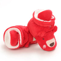 Winter New Cute Cartoon Baby Booties Boy Girl Boots Cotton Soft-Sole Non-Slip Warm Toddler First Walkers Infant Crib Shoes