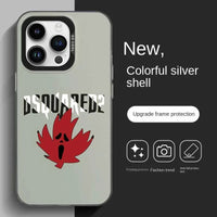 Luxury fashion Maple Phone Case For iPhone 17 17e 16e 16 15 14 13 12 11 mini Pro Max X XSMAX Air Plus Anti Fall Matte Back Cover