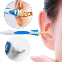Ear Wax Remover Tool Ear Cleaner with Soft Silicone 16 Replacement Tips Simply To Grab Extract Earwax