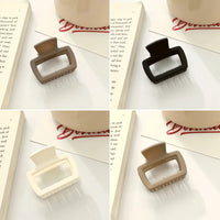 Women's Square Lightweight Hair Claw Clip Fashionable Elegant Hair Accessory Clip Suitable Hair Styling Makeup