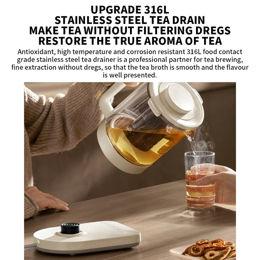 NEW Xiaomi S2 Multifunctional Health Pot kettle 1.5L Household Appliances 800W 304 Stainless Steel Heat Preservation