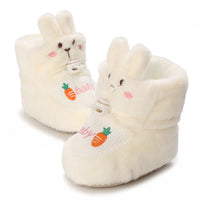 Winter New Cute Cartoon Baby Booties Boy Girl Boots Cotton Soft-Sole Non-Slip Warm Toddler First Walkers Infant Crib Shoes