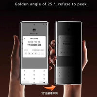 Metal Phone Case Double sided Temper Glass For Redmi Note 14 13 12 Pro Plus 5G Lens Protect Anti Peeping Spy Privacy Cover Cases