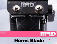 MRD HC-3969X Lawn Shovel Men's Professional Hair Clipper DC Rotating Motor Horn DLC Black Diamond Blade 7200RPM Trimmer Withbase
