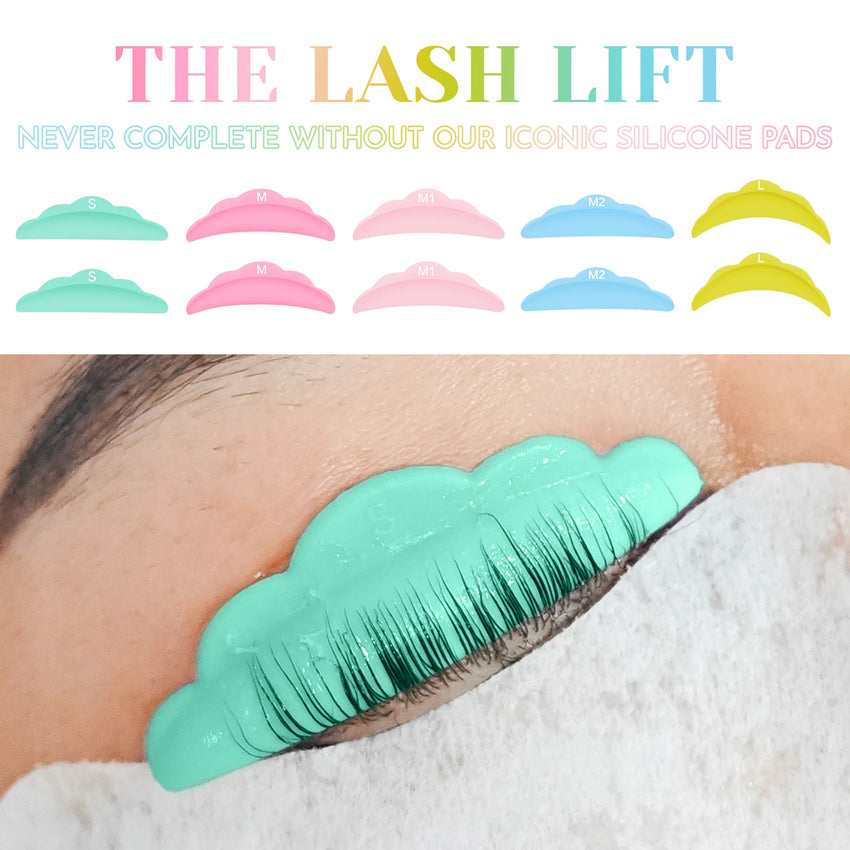 Permania 5 Pair Eyelash Extension Pads Silicone Protection Eyelashes Pad Reusable Lifting Curler Shield Patch Lashes Makeup Tool
