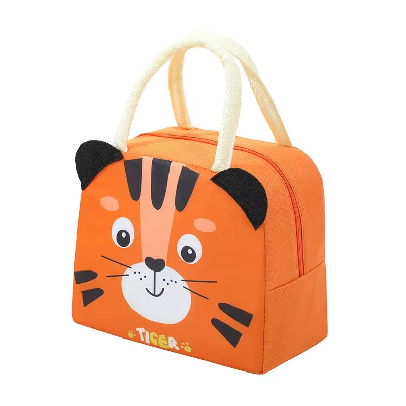 Cartoon Insulated Bag Cute Handheld Lunch Bag Thickened Aluminium Foil Insulation Bag Portable Out Student Lunch Lunch Box Bag