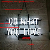 Neon Sign For WISH WISH Glass Tubes Lamp Beer Home Lamp HOPE great restaurant light advertise DESIGN Handmade light Wall Decor