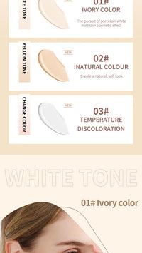Color Changing Foundation Makeup Concealer Long Lasting Moisturizing Nourishing Oil-Control Skin Face Base Cosmetics