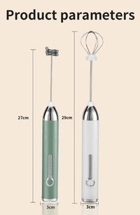 TINSOL 2025 New Wireless Mini Handheld Milk Frother Type-C Rechargeable Coffee Frother Portable Kitchen Cooking Tool Foam Mixer