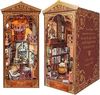 3D Decorative Book Nook with LED Miniature Diorama Inserts - DIY Crafts, Birthday Gifts, and Home Decor for Girls & Boys