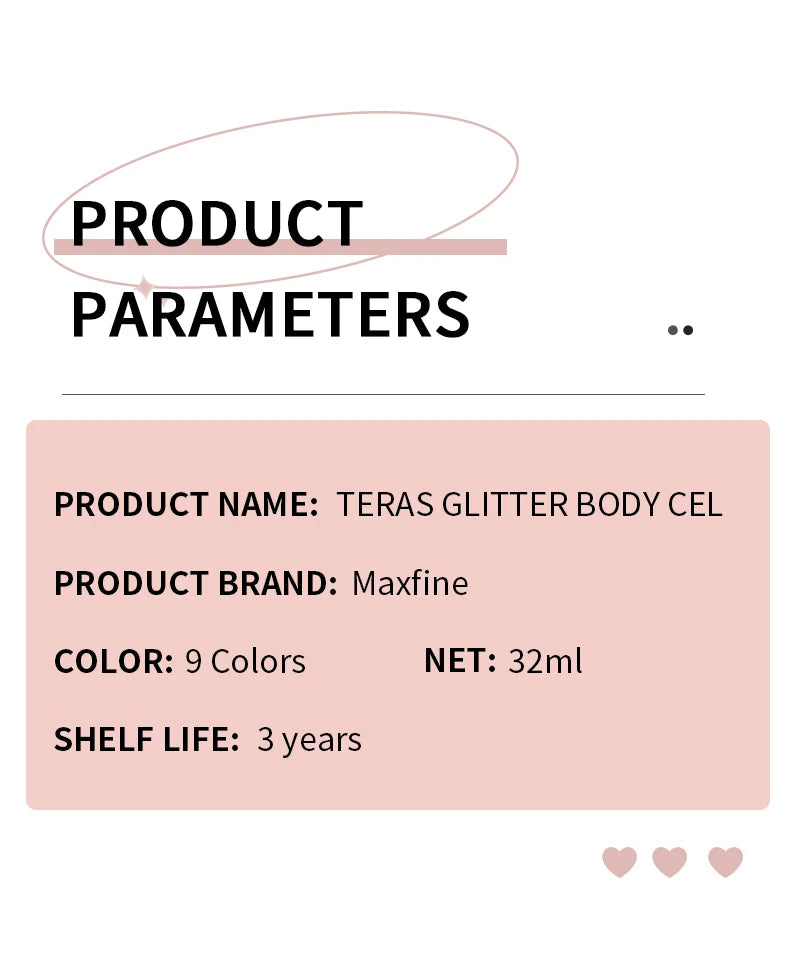 Shimmer Sparkle Body Face Glitter Parties and Makeup Art  Safe for All Skin Type Easy to Apply Long Lasting
