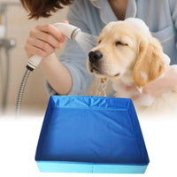 Dog Kiddie Pool PVC Folding Swimming Pool small pet bathtub noninflatable dog paddling pool Pet Supplies For Puppy Cats