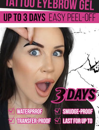 Peel-off Eyebrow Tearing Eyebrow Gel Tattoo Cream Dyeing Eyebrow Cream Tint Dye Semi-permanent Makeup Waterproof Beauty Supplies