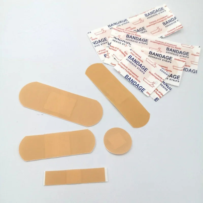 100pcs/set Baby Bandage Waterproof Breathable Adhesive Plaster Hemostasis Wound Sticker Dressing Band Aid Banditas for Children