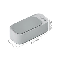 Portable Ultrasonic Cleaning Machine 45KHZ High Frequency Vibration Cleaner 360° Timing Washing for Jewelry/Eyeglass/Makeup Tool