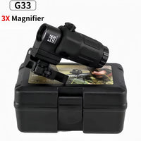 Tactical  G33 G43 G45 Sight Fixed 3X 5X Magnifier Scope with Quick Disassembly and Flipping for Airsoft Hunting Collimator