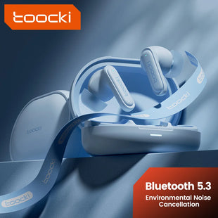 Toocki Bluetooth Earphones BT 5.3 Flip In-Ear Headphones True Wireless Hi-Fi Headsets 400mAh Long Standby Phone Sports Earbuds