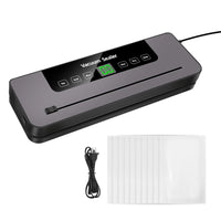 Vacuum Sealer Machine with 10 Sealer Bags and Built-in Cutter, 5 Modes One-touch Sealing for Sous Vide Cooking Dry & Moist Foods