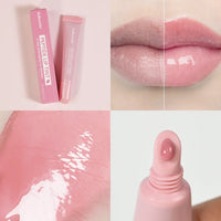 10ml Lip Glaze Moisturizing Jelly Lip Enrichment Oil Lasting Water Light Glass Lip Plump Oil Remove Line Lip Protection Serum