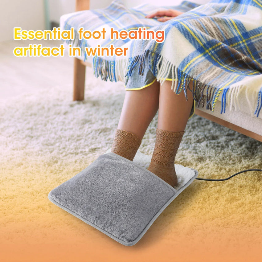 Foot Warmer USB Constant Temperature Foot Heating Pad for Home Bedroom Electric Foot Heater Soft Plush Winter Foot Warmer Mat