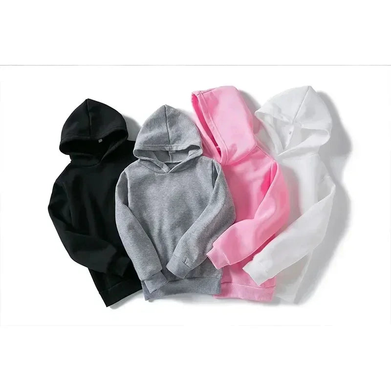 Kids Bluey Hooded Sweatshirt Fall Winter Warm Soft Pullover Comfortable Playwear for Boys Girls