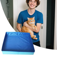 Dog Kiddie Pool PVC Folding Swimming Pool small pet bathtub noninflatable dog paddling pool Pet Supplies For Puppy Cats