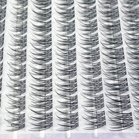 1/box 120 bundles Mink False Eyelash Natural Fishtail Lash 3D Russian Individual Eyelash Extension Cluster Makeup Tool Wholesale