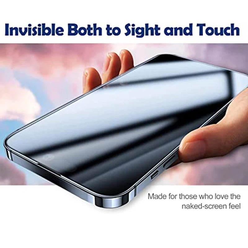 3PCS Privacy Screen Protector Phone Case for IPhone 15 14 13 11 16 Pro Max Plus 12 Mini XS XR Anti-Spy Glass IPones Front Cover