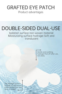 50 Pairs Cloud Shape Hydrogel Eye Patch Under Eye Pad Gel Paper Stickers Eyelash Extension Supplies Protection Eye Makeup Tool