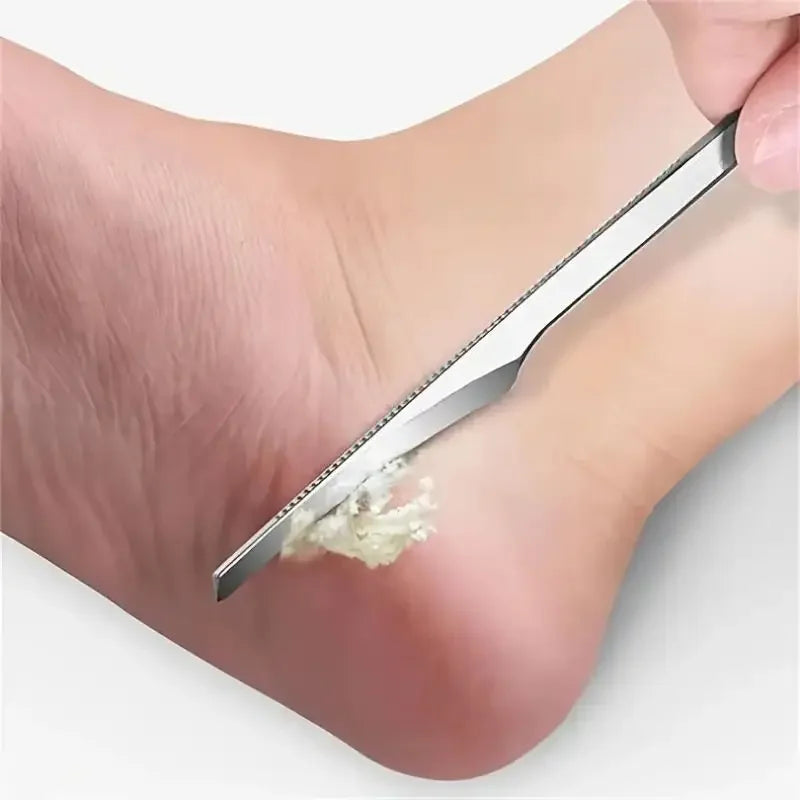 1Pc Pedicure Knife Tools Kits Professional Stainless Steel Foot Scrubber Dead Skin Remover Foot Scraper Knife Foot Care Tool New