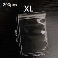 50/100/200pcs-Clear Earring Bags Waterproof Bags Thickened Reusable Storage Pouch for Jewelry Rings Necklace Bracelet