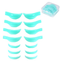 Wholesale 7Pairs Silicone Eyelashes Perming Curler Eyelash Perming Pads  Reusable Lash Lift Shield Pads Eyelash Lifting Tools