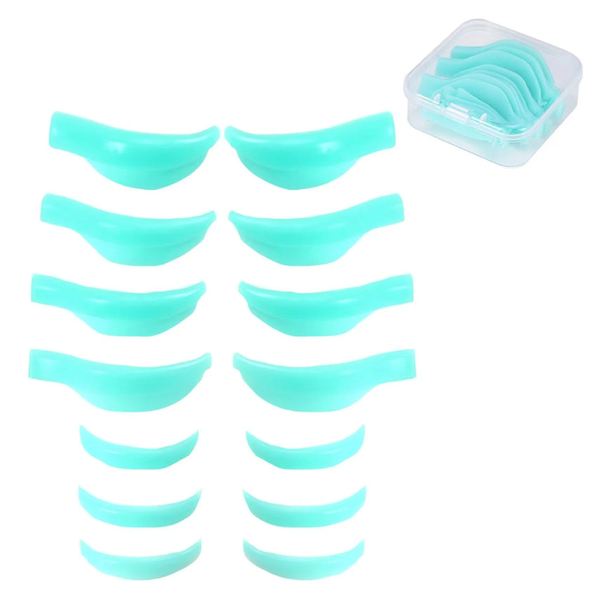 Wholesale 7Pairs Silicone Eyelashes Perming Curler Eyelash Perming Pads  Reusable Lash Lift Shield Pads Eyelash Lifting Tools