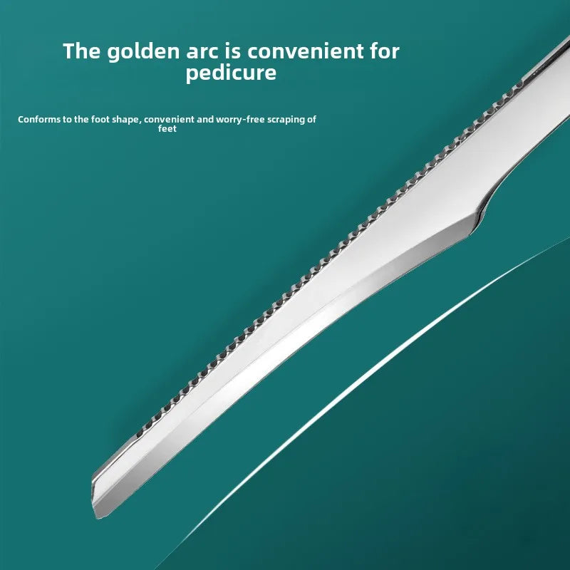 1Pc Pedicure Knife Tools Kits Professional Stainless Steel Foot Scrubber Dead Skin Remover Foot Scraper Knife Foot Care Tool New