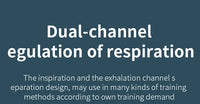 Silicone Respiratory Trainer Lung Ventilator Fitness Equipment High-altitude Respiratory Training Tools for Exercise