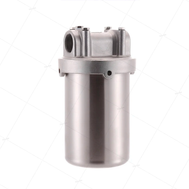 5inch Prefilter 304 Stainless steel hot water filter housing DN15 DN20 DN25 for high temperature high flow water filter housing