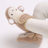 Winter New Cute Cartoon Baby Booties Boy Girl Boots Cotton Soft-Sole Non-Slip Warm Toddler First Walkers Infant Crib Shoes